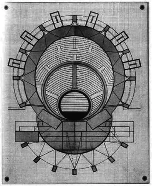 7 Вальтер Гропиус Проект тотального театра Эрвина Пискатора 1927 - фото 13