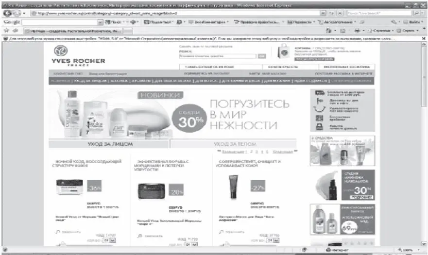 Рисунок 16 Скидки и акции в Интернетмагазине Ив Роше Стратегия строится на - фото 72