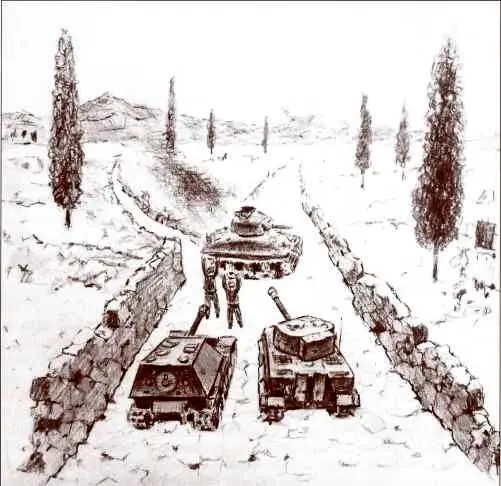 Боестолкновение 26 мая 1944 г по описанию Герберта Штролля Реконструкция Д - фото 91
