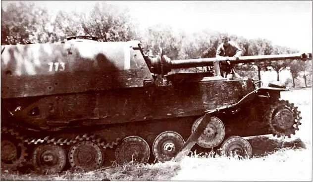 Элефант 113 фельдфебеля Эдмунда Рооса 25 мая 1944 г ходовая самоходки - фото 93
