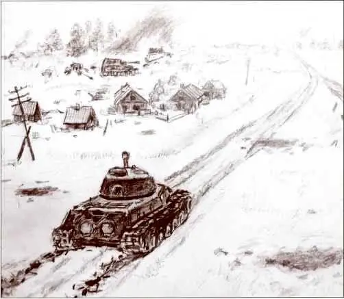 Бой танка ИC2 гвардии лейтенанта Слюняева с Элефантом 22 июля 1944 г - фото 100