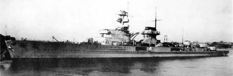 Легкий крейсер Нюрнберг во время достройки 19331935 гг - фото 112