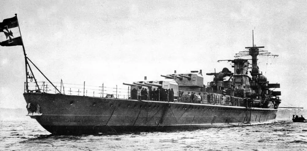 Лейпциг в 19401942 гг Легкий крейсер Лейпциг во второй - фото 96