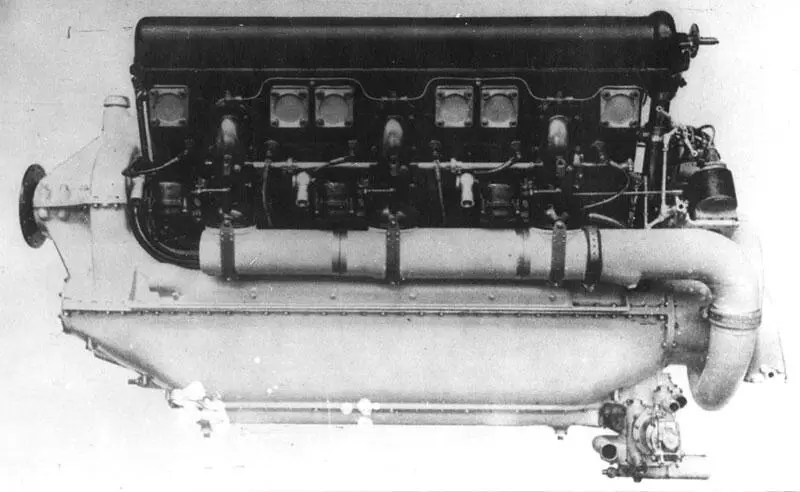 Мотор HispanoSuiza 12Ybrs Мотор М100 с установленной пушкой стреляющей - фото 62