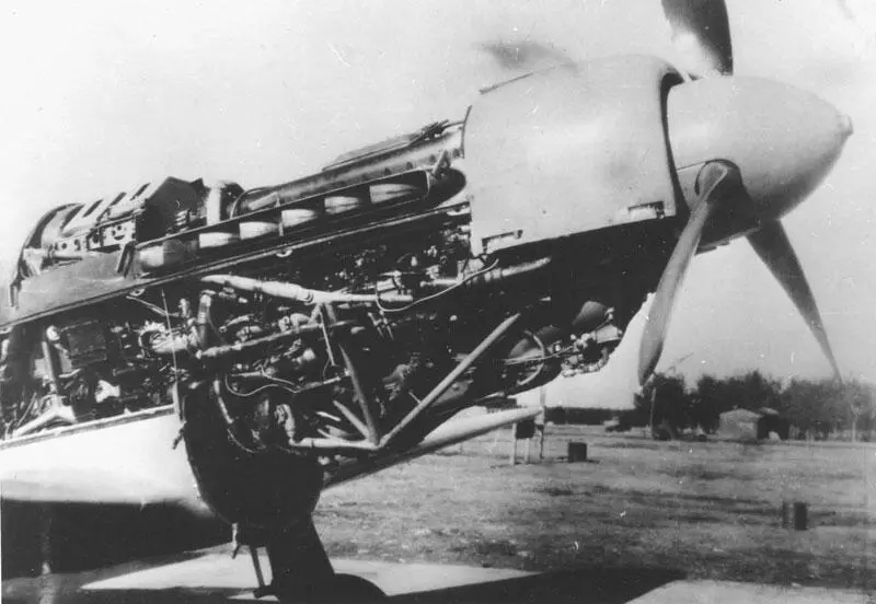 Двигатель ВК107 на самолете Микояна И250 Самолет И250 МиГ13 Н с - фото 165