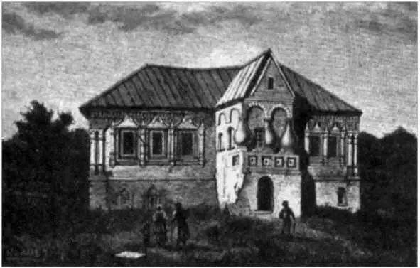 Дом Лжедмитрия II и Марины Мнишек в Калуге Гравюра XIX в Осада - фото 20
