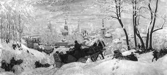 Б М Кустодиев Масленица Городские народные гулянья как и деревенские были - фото 104