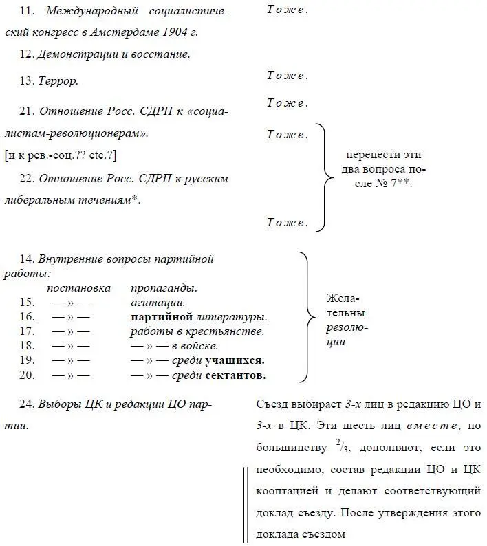 Около этого пункта написано неизвестной рукой 23 Отношение РСДРП к другим - фото 63