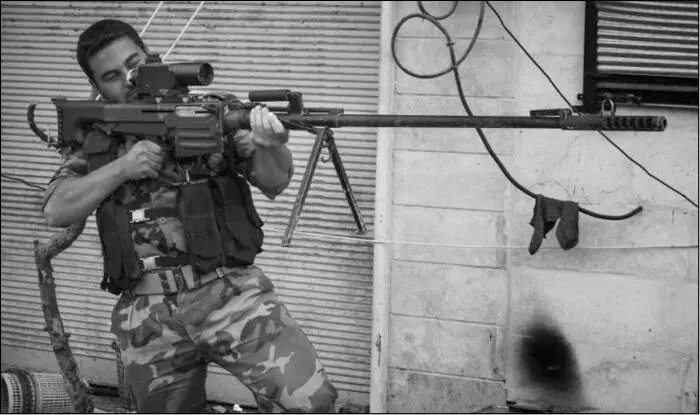 Сирийские снайперы с винтовками ОСВ96 Ракета Р17 захваченная боевиками ИГИЛ - фото 15