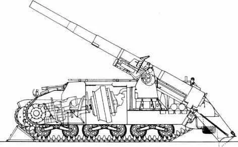 Компоновка САУ M12 Огонь ведет САУ М12 Район р Мозель сентябрь 1944 - фото 93