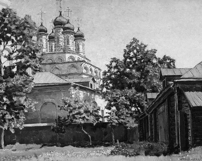 Троицкая церковь на Берсеневке 1922 г Худ Аполлинарий Васнецов В ответ - фото 16
