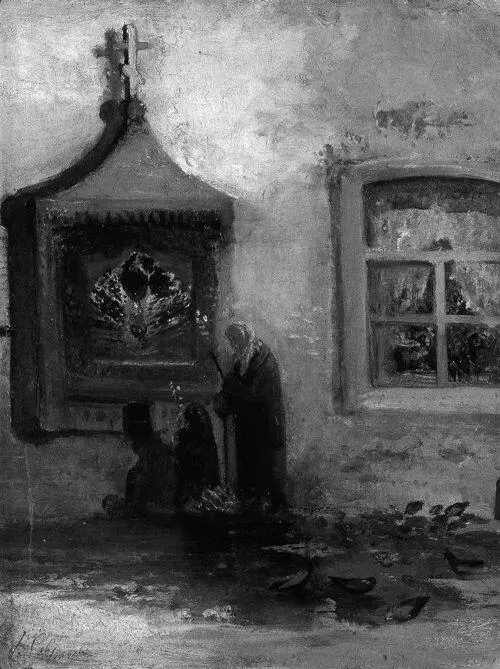 У иконы 1870 г Худ Алексей Саврасов Всю ночь Фархад проворочался на жестком - фото 54