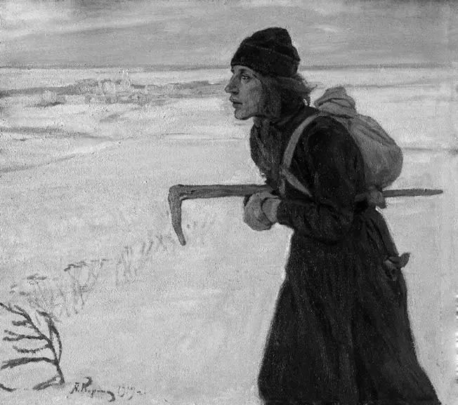 Монах 1919 г Худ Алексей Корин Поначалу маленький Саша тоже боялся гневных - фото 25