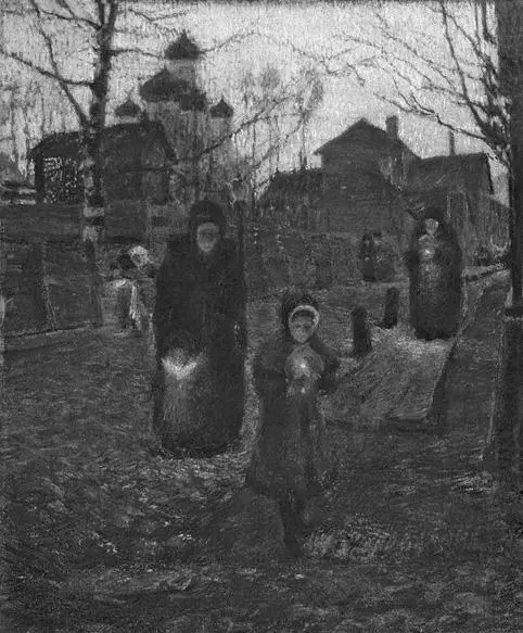 Страстной четверг на Севере 1904 г Худ Кириак Костанди В тесном - фото 26