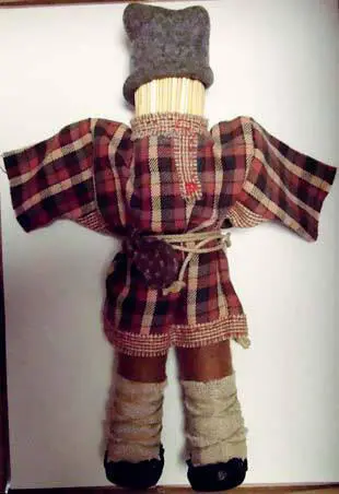 Русская этнографическая кукла мужичок 2004 ЛКЭСК МИА изготовлена С В - фото 104