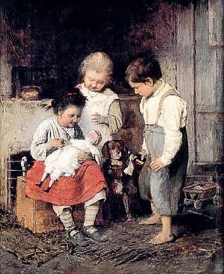 Ф Страйт Кукольный доктор 1876 АА Доржелес Маленький доктор Л - фото 116