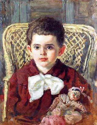 А В Маковский Мальчик с куклой 1922 А П Рябушкин Девочка с куклой - фото 123