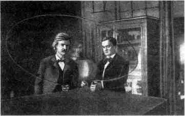 Марк Твен и ассистент Николы Теслы Фриц Ловенштейн в лаборатории на - фото 23