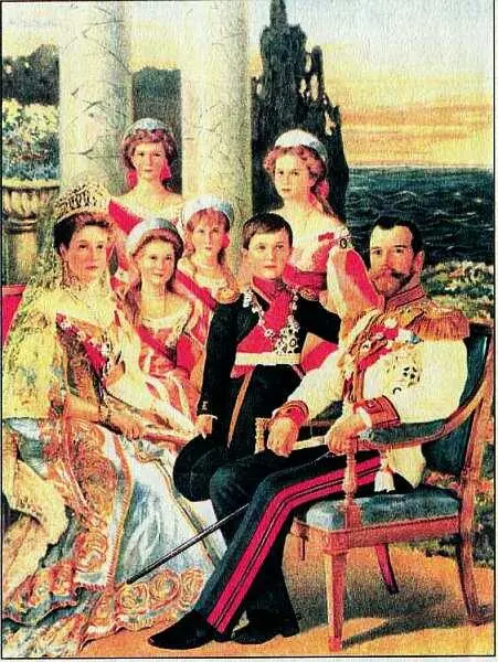Портрет царя Николая II с семьей Увлекшись чужими головами мы забыли о - фото 46