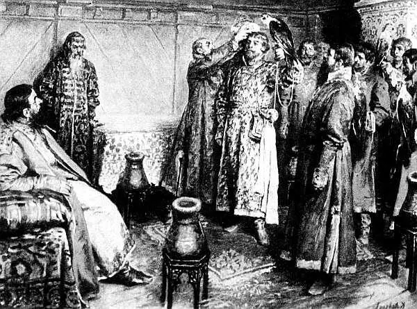 К В Лебедев Посвящение из рядовых сокольников в пожалованные Когда - фото 62