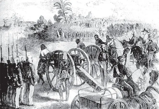 Подавление восстания сипаев в Мултане в 1858 году Итак прежде всего Индия не - фото 9