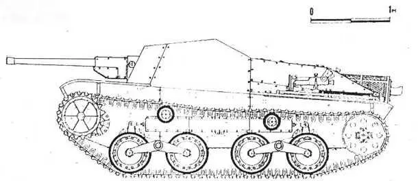 ТИП 5 ХОРУ На шасси малого танка 94 была разработана самоходная 47мм - фото 25