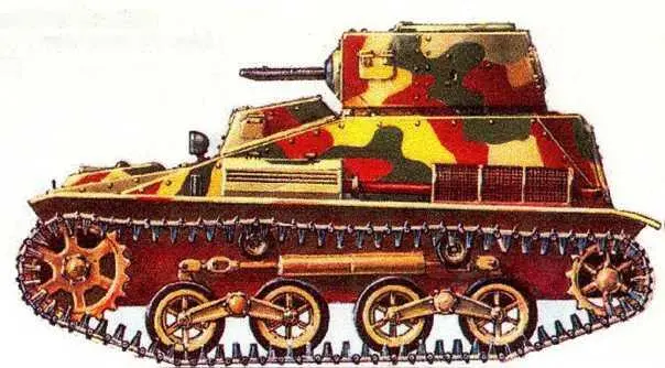 Малый танк 2594 ТК 2я отдельная легкая танковая рота Китай 1937 год - фото 43