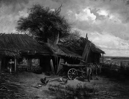 Ф А Васильев Деревня 1869 г Для перевозки снопов или сена телега слегка - фото 32