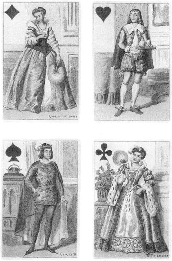 ФИГУРНЫЕ КАРТЫ ИЗ КОЛОДЫ LE JEU DE CARTES HISTORIQUES НАПЕЧАТАННОЙ В ПАРИЖЕ В - фото 90