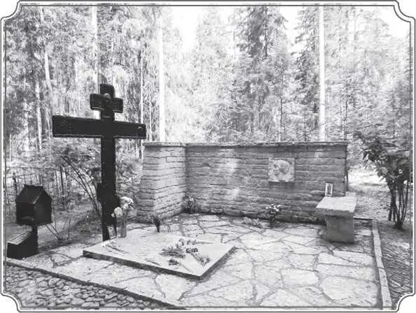 Могила АА Ахматовой в Комарове Анна Андреевна скончалась в 1966 году - фото 241