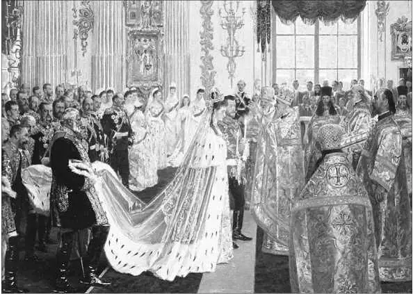 Бракосочетание императора Николая II и императрицы Александры Федоровны Худ - фото 176