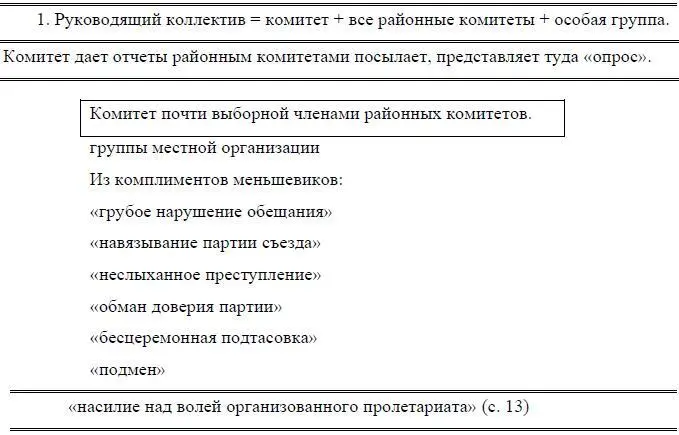 Условия меньшевиков должна быть представлена вся партия т е масса ее - фото 28