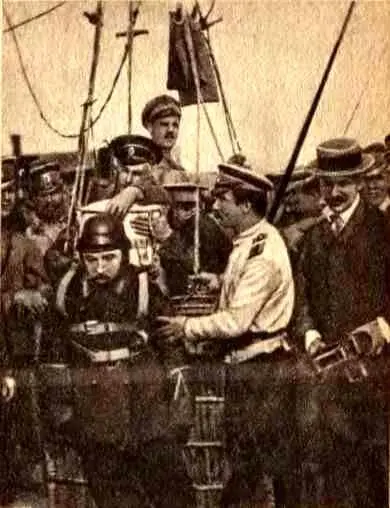 Испытание парашюта 619 июня 1912 года перед подъемом аэростата Испытание - фото 57