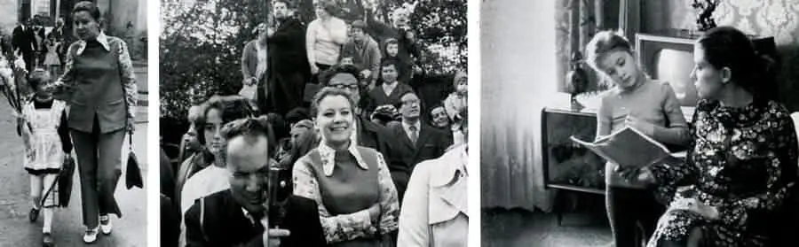слева в середине С дочкой Леной в первый класс 1973 справа Дома - фото 60