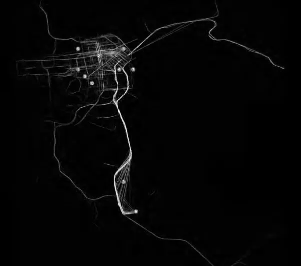 Маршруты желтых такси СанФранциско In transit Эми Балкин Основные - фото 2