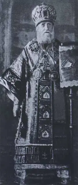 Патриарх Тихон в Успенском соборе Кремля 21 ноября 1917 года в день - фото 19