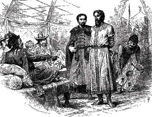 Великий князь Михаил Ярославич в Орде перед ханом Узбеком XVII в Такой мир - фото 88
