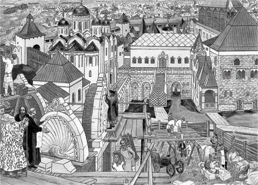 А М Васнецов Строительство Кремля В 1498 году начался в великокняжеском - фото 165