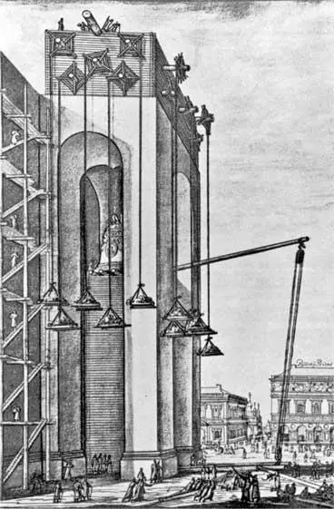 Поднятие колокола по книге Э Палмквиста Путешествие в Московию Венчанный - фото 167