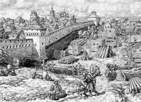 А М Васнецов Лубяной торг на Трубе в XVII веке Кроме служилых - фото 300