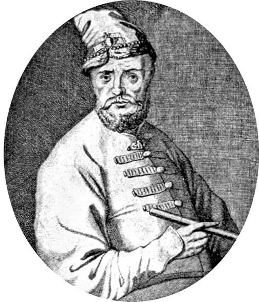 Воевода Василий Шереметев Гравюра XVII в Э Э Лисснер Медный бунт В то - фото 327