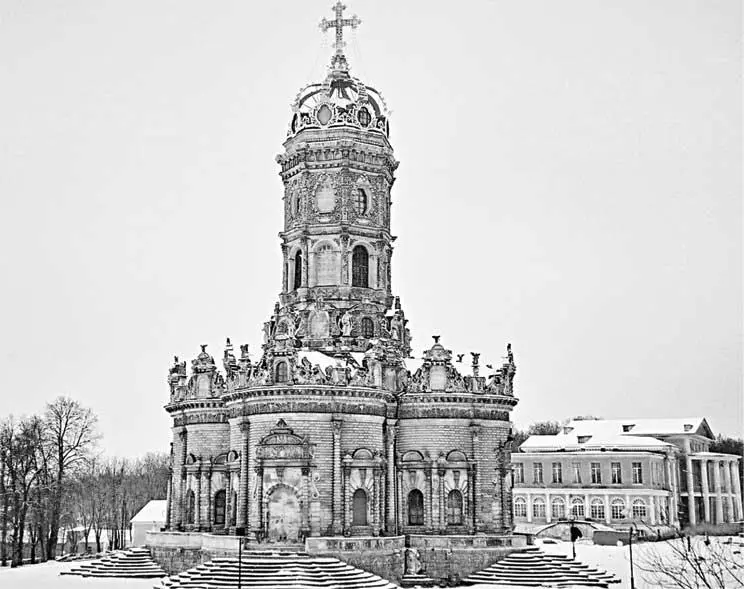 Знаменская церковь в Дубровицах имении Голицыных Одно из первых в России - фото 374