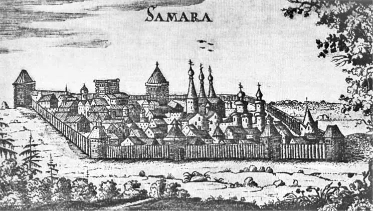 Самара в XVIII в Вечером того же дня видимо стало на небе северное сияние Не - фото 493