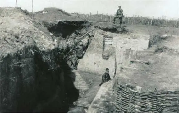 Окопы оставленные австрийскими солдатами у деревни Цебров ЮгоЗападный фронт - фото 41