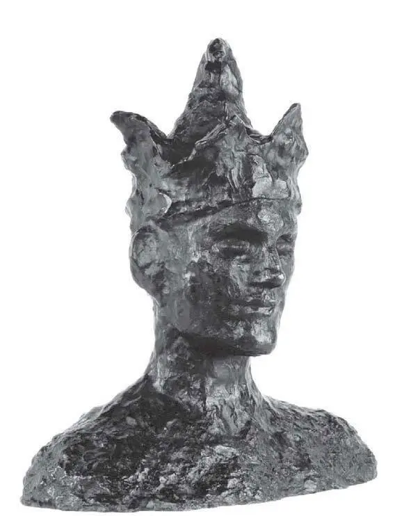 Шут 1905 Женская голова Алиса Дерен 1905 Женская маска 1907 - фото 48