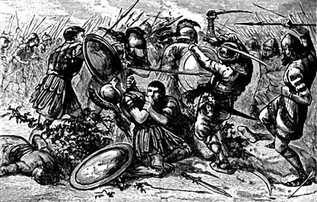 Битва у деревни Кунакс После гибели Куруша персидское войско под командой Ариея - фото 12