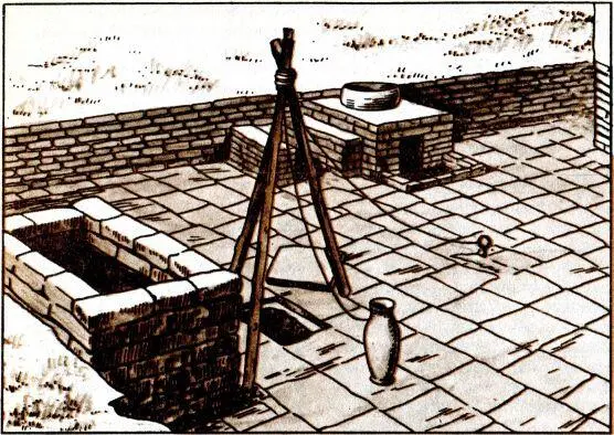 Кухня Гипара в Уре Кровать из Ура Глиняная модель из раскопок в Уре УРАЛ - фото 97