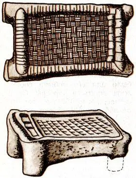 Кровать из Ура Глиняная модель из раскопок в Уре УРАЛ И ДРЕВНИЙ ВОСТОК - фото 98