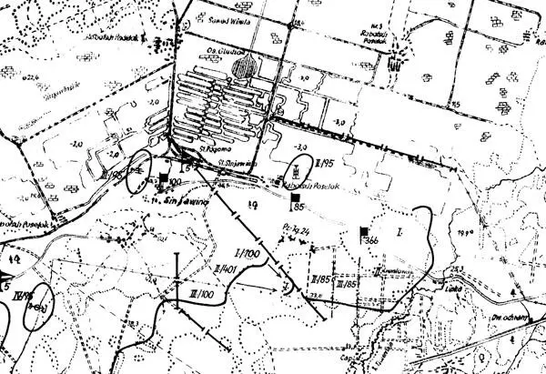 Участок обороны 5й горнострелковой дивизии на 8 сентября 1942 г На схеме - фото 47