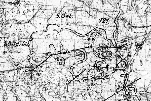Положение сил 30го армейского корпуса на 29 сентября 1942 г План - фото 57